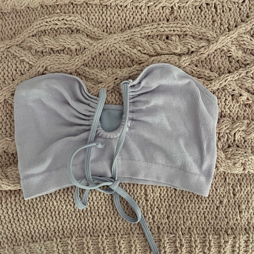light purple bra top
